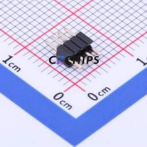 PZ127V-11-04-H25 Pin Header Through hole Component (THT),P=1.27mm Connector 1x4P 1.27mm Pin Header Through Hole - Product Image 2