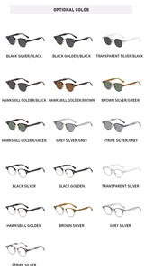 2025 nuovo classico retrò UV 400 <span class=keywords><strong>occhiali</strong></span> <span class=keywords><strong>da</strong></span> sole Logo personalizzato stile femminile confortevoli PC rotondi <span class=keywords><strong>occhiali</strong></span> <span class=keywords><strong>da</strong></span> <span class=keywords><strong>vista</strong></span> <span class=keywords><strong>con</strong></span> lenti di protezione UV - Product Image 4