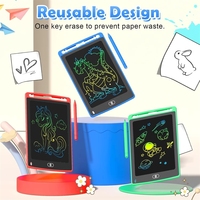 Tablette LCD pour enfants de 12 pouces, jouet cadeau de Noël, tableau d'écriture et de dessin, bloc-notes électronique coloré, 8192 niveaux de pression