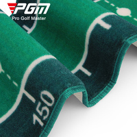 PGM TL019 Schwarze Kunststoffrahmen Indoor Putting Green Golfmatte mit Ballrücklauf-Teppich