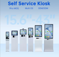 Écran tactile TouchWo de 15,6 pouces, tableau blanc interactif, Windows 11, borne de paiement, SDK, terminal de point de vente, imprimante, résolution 1920x1080, 128 Go