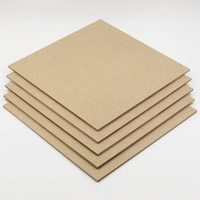 Panneau en Fibre de Bois Contemporain de Première Qualité 9mm-18mm, Résistant à l'Humidité, avec Revêtement Uni ou Mélaminé pour Usage Hôtelier