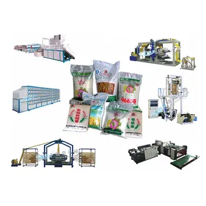 PP woven bag cutting sewing printing making machine production line