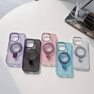 Gscase Long Lanh Trường Hợp Tương Thích Với Từ Rõ Ràng Dễ Thương Bling Lấp Lánh Cho Phụ Nữ Trường Hợp Điện Thoại Cho Iphone 15 16 Pro Max - Product Image 5
