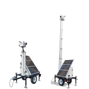 Remolque de Videovigilancia Móvil Compacto y Pequeño para Seguridad en Áreas Remotas - Product Image 6