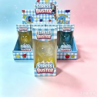 Nouveau produit tendance : Jouet anti-stress créatif en silicone souple transparent, simulation de fruit (banane, fraise), à presser, pour garçons