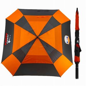 Parapluie carré promotionnel de 30 pouces en fibre de verre coupe-vent pour club de golf - Product Image 1