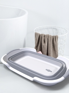 Bassin à linge pliable polyvalent Baignoire pour enfants de grande capacité Baignoire pour animaux de compagnie pliable et drainable - Product Image 3