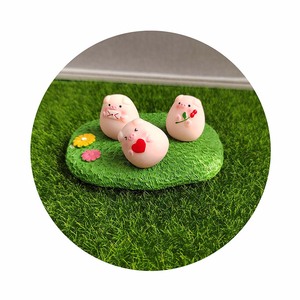 Figura de cerdito para jardín de hadas, decoración para el hogar, bodas, terrarios, San Valentín, miniaturas, cerdito con sobre - Product Image 6