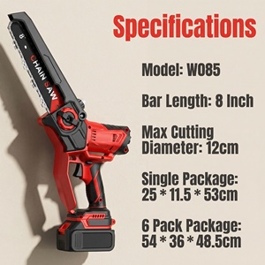 Scie à chaîne électrique de qualité DIY pour l'abattage en extérieur, alimentée par <span class=keywords><strong>batterie</strong></span> au lithium pour le travail du bois - Product Image 6