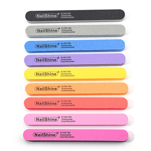 Lima de uñas de doble cara de grano 80, duradera, para manicura, pedicura y pulido. - Product Image 2