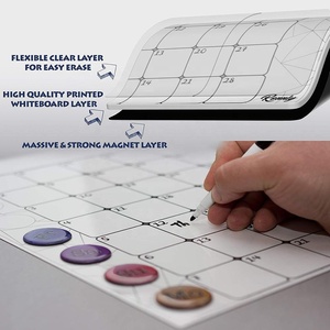 12x16 "hàng tháng kế hoạch từ lịch đánh dấu bảng khô xóa hàng tuần kế hoạch từ chore biểu đồ kế hoạch cho tủ lạnh - Product Image 2