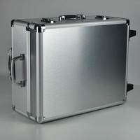 Valise à roulettes en alliage d'aluminium prise en charge par OEM et ODM Mallette à outils de conception de chariot durable
