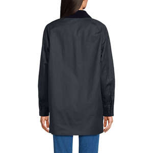 Cappotto da <span class=keywords><strong>Donna</strong></span> Classico in Cotone Cerato 100% Twill, Semi-Aderente con Spacchetti Laterali, Polsini con Bottoni a Pressione e Chiusura Frontale Completa, con Tasche - Product Image 4