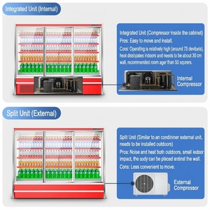Réfrigérateur Commercial Muxue R22, Vitrine Réfrigérée <span class=keywords><strong>à</strong></span> <span class=keywords><strong>Rideau</strong></span> d'Air pour Fruits, Réfrigérateur de Présentation <span class=keywords><strong>à</strong></span> Refroidissement par Air - Product Image 4