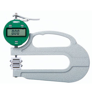 Calibrador de Espesor Digital Insize 2877-4, Rango de Medición 0-4.5mm/0-0.18", Resolución 0.01mm/0.0005" - Product Image 1