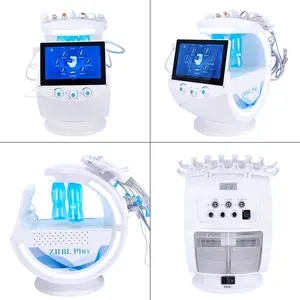 Multifunction Smart Ice Blue Ultrasonic RF Aqua Skin Dermabrasion Facial Machine