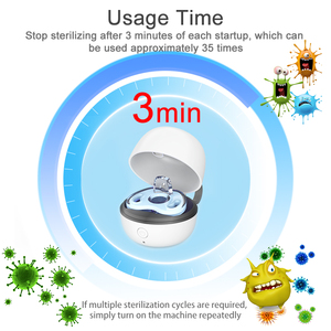 Hộp khử trùng tiệt trùng đa năng bằng tia cực tím mini di động sạc lại được bán buôn để vệ sinh răng miệng - Product Image 4