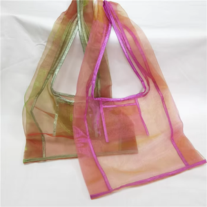 Bolsa de Organza Translúcida Personalizada, Bolsas de Compras, Bolsos de Mano de Moda, Bolsa de Regalo de Material de Organza - Product Image 5