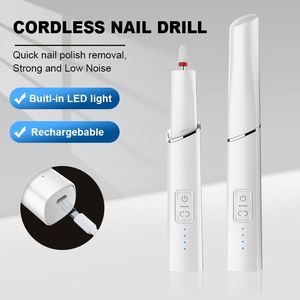 2088 <b>Rechargeable</b> Jewelry Making Equipment Other Nail Supplies Cordless Nail Drill with Light - Product Image 4