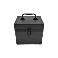 Boîte de rangement portable en alliage d'aluminium pour cartes gradées, style tendance, avec blocage RFID, pour cartes sportives et objets de collection TCG