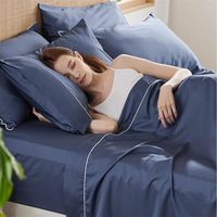 Ensemble de draps de lit en coton super doux Ensembles de literie en coton égyptien sain et écologique Draps de lit de luxe