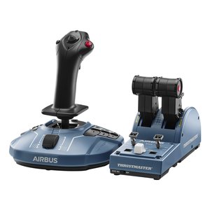 Joystick Thrustmaster para Simulador de Vuelo Airbus TCA, Edición Oficial, Negro y Azul, Cableado para PC, Botones Programables, Modelo 0812274 - Product Image 1