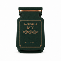 Boîte d'emballage personnalisée pour flacons de peptides magnétiques avec insert en EVA, coffret cadeau de luxe pour ensemble de flacons de 2 ml, 3 ml, 5 ml, 10 ml
