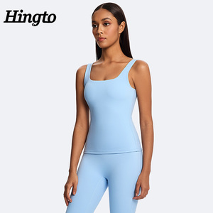 Débardeur de sport pour <span class=keywords><strong>femme</strong></span>, col carré, respirant, léger, pour la course à pied en plein air, le yoga, <span class=keywords><strong>sans</strong></span> manches, de haute qualité - Product Image 5