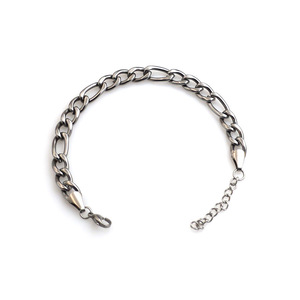 Fashion Figaro Titanium Steel Chain Bracelet Women's 18K Gold Color Geometric Design Jewelry - Product Image 5