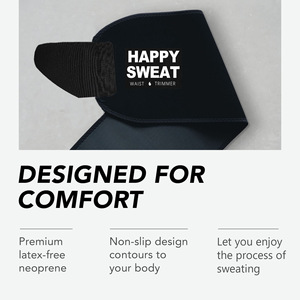 Faja Reductora de Cintura Happy Sweat M L Ajustable de Spandex para Hombres y Mujeres, Soporte Lumbar para Baloncesto y Entrenamiento - Product Image 5