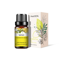 Huiles essentielles de citron, 10ML, 100% Pure, pour diffuseur d'arôme et désodorisant, vente en gros, livraison gratuite