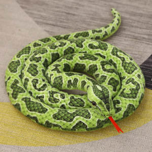 11 Juguetes de Peluche Simulados de Serpiente, Pitón Moteado, <span class=keywords><strong>Anaconda</strong></span>, <span class=keywords><strong>Juguete</strong></span> de Broma, Muñeco de Miedo para Niños, Fabricante Mayorista, Juguetes del Año de la Serpiente - Product Image 6