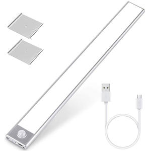TAIKOO-Luz <span class=keywords><strong>Led</strong></span> de noche de <span class=keywords><strong>Armario</strong></span>, Luz ultrafina con batería de litio, <span class=keywords><strong>Sensor</strong></span> de tira para <span class=keywords><strong>Armario</strong></span> de cocina, Riel de Luz lineal - Product Image 1