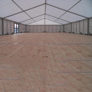 Tente de réception blanche à cadre en aluminium, double revêtement PVC, certifiée CE, imperméable, ignifuge, résistante au vent, toutes saisons, pour le commerce - Product Image 1