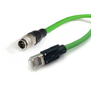 สายเชื่อมต่ออีเธอร์เน็ต bibo Custom M12 8p CAT.6A ความเร็ว 10 Gbps พร้อมหัวต่อแบบสกรู ชนิดตัวผู้/ตัวเมีย - Product Image 3