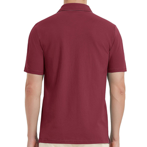 Camiseta polo de algodón 100% personalizada al por mayor con logotipo, camiseta lisa para hombre, ropa de calle de verano, camisetas casuales para hombre. - Product Image 2