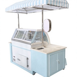 Carrito de Comida Móvil Personalizado, Carrito de Comida Rápida Pequeño, Mini Carrito de Comida en Venta - Product Image 1