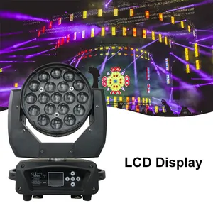Grace 19*15W Aura LED Stage Light System Zoom Wash Moving Head