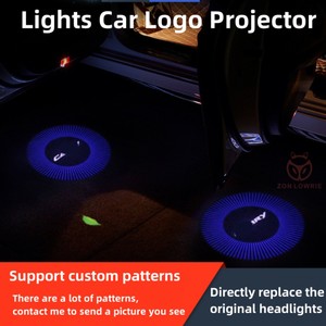 Lampe décorative laser à LED pour porte de voiture Ghost Shadow pour Mercedes Benz W203 Classe C 2001-2007 SLK SLR CLK R171 <span class=keywords><strong>W209</strong></span> W240 W172 W208 - Product Image 6