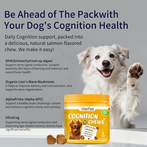 Suplemento de cognición avanzada Soft Chews para perros que apoya la salud cerebral y el sistema nervioso de los perros mayores con suplementos de DHA - Product Image 4