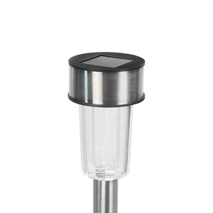 Luces Solares para Jardín, de Acero Inoxidable, con Montaje en Suelo, LED, Iluminación Exterior para Jardín, Luz Blanca Cálida 008 - Product Image 2