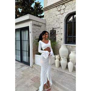 Robe de soirée blanche Lotte - Product Image 6