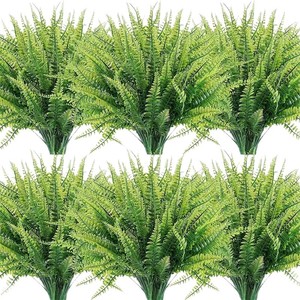 Ramo de Helecho Persa Artificial de 10cm-30cm, Decoración de Vegetación con Protección UV para Exteriores - Product Image 5