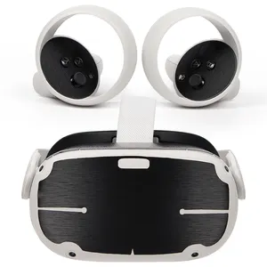 ชุดหูฟังและตัวควบคุมสติกเกอร์ VR รูปแบบต่างๆที่สวยงามเย็นผิวห่อรูปลอกสำหรับอุปกรณ์ AR สำหรับ Oculus Quest 2
