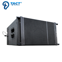 Système audio professionnel avec enceintes classiques Bass Reflex double 10 pouces pour événements intérieurs et extérieurs, sonorisation Line Array