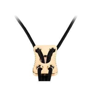 Sangle de cou large en cuir véritable pour saxophone, réglable, en corde de nylon tressée, avec crochet pivotant doré, pour saxophone alto, ténor, sopranino - Product Image 4