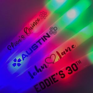 Bastones de Luz LED de Espuma Personalizados, Diseño Romano Tenei, para Bodas, Cumpleaños, Fiestas, Conciertos, Festivales - Product Image 2