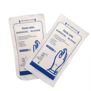 Guantes Médicos Quirúrgicos de Látex Desechables Estériles Específicos para Manos, Sin Polvo, Certificación CE, Grosor Medio, Alivio del Dolor - Product Image 3