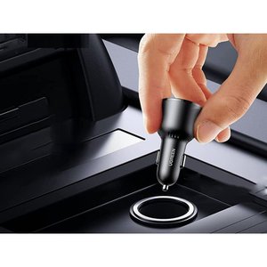* Presa * caricabatteria per auto 2 porte USB C PD USB-A QC3.0 ricarica rapida massimo 18W tondo 29mm-elettronica/telefonia e - Product Image 3